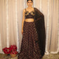Ajrakh Qala Lehenga Set