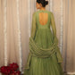 Sage Noor Anarkali Set
