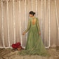 Sage Noor Anarkali Set