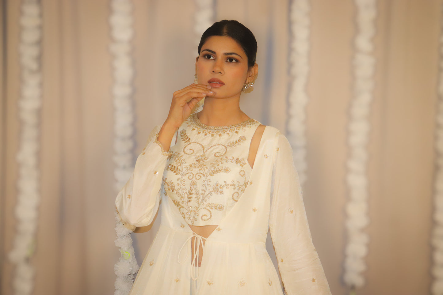 Ivory Meher Lehenga Set
