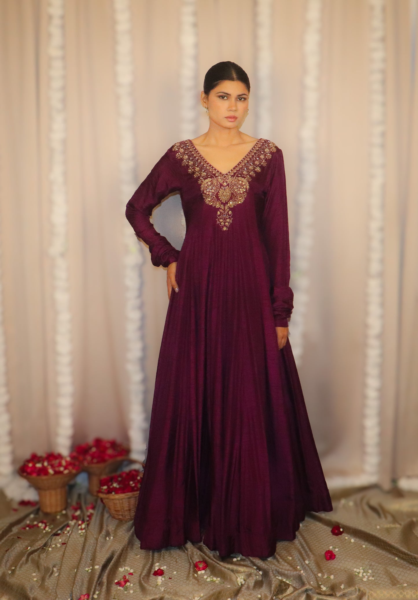 Violet Saanjh Gown