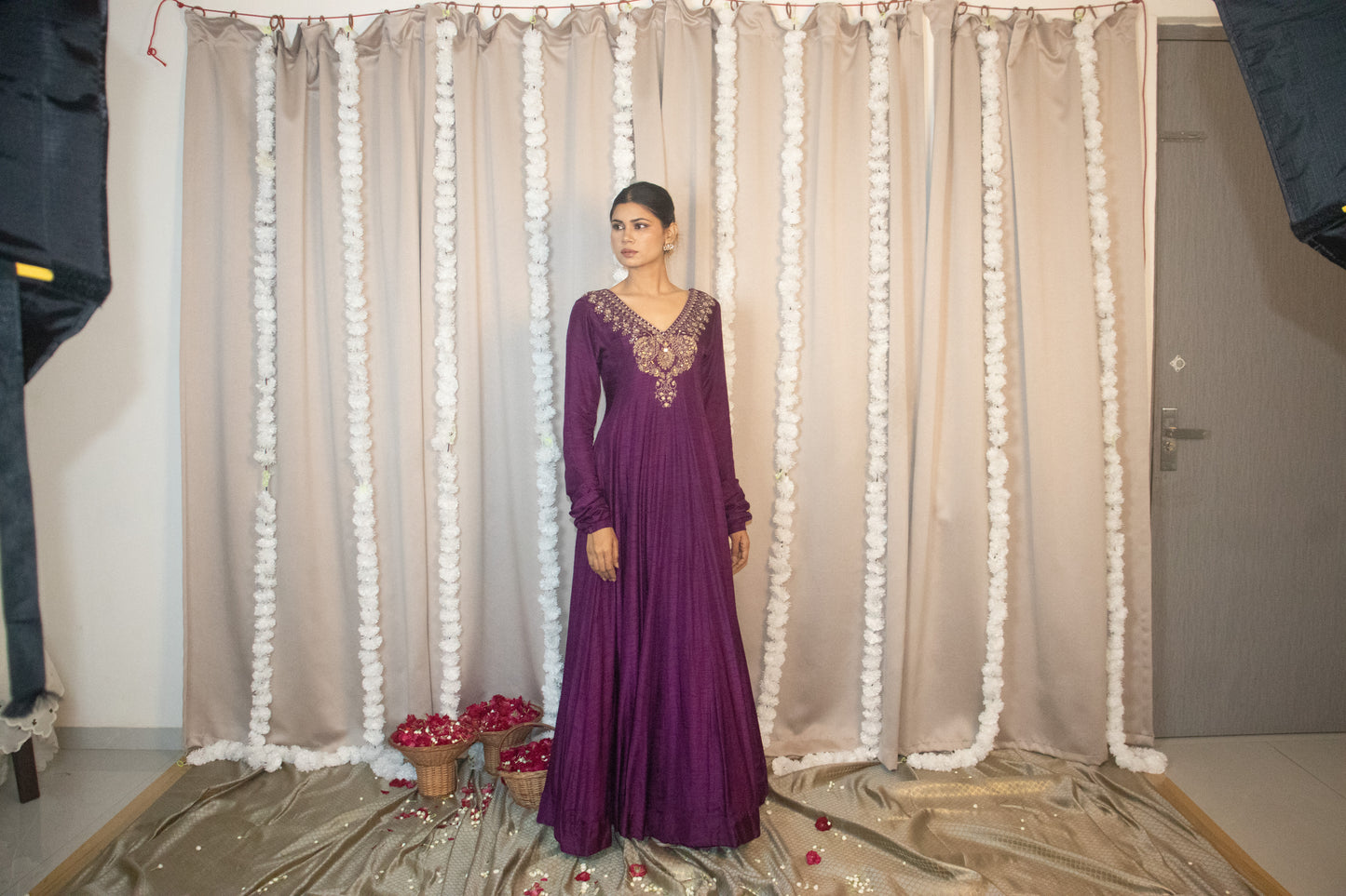 Violet Saanjh Gown