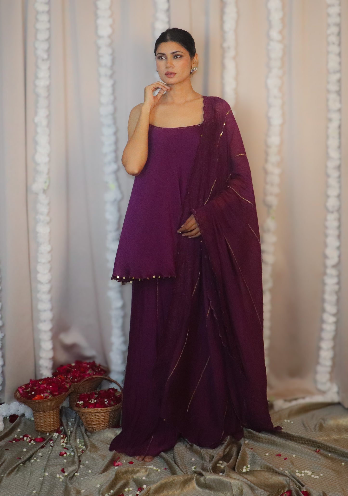 Violet Iris Co-ord Set