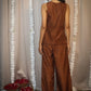 Brown Zariya Lehenga Set